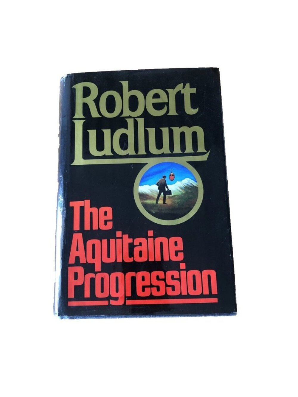 Robert Ludlum The Aquitaine Progression Hard Cover Dust Jacket 1st Edi 1984